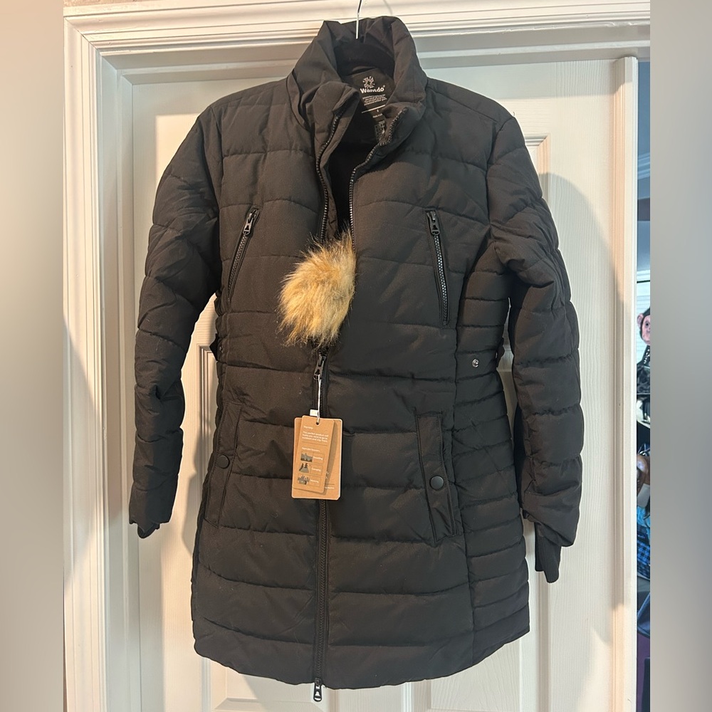 •NWT wantdo Women's Waterproof Ski Jacket Hooded Snow Coat Winter Parka Small